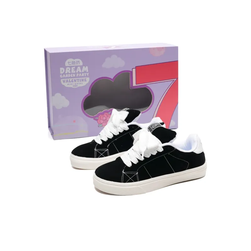 7 SEVFUN Wear resistant And Lightweight Low Top Skateboard Shoes Unisex Black-19