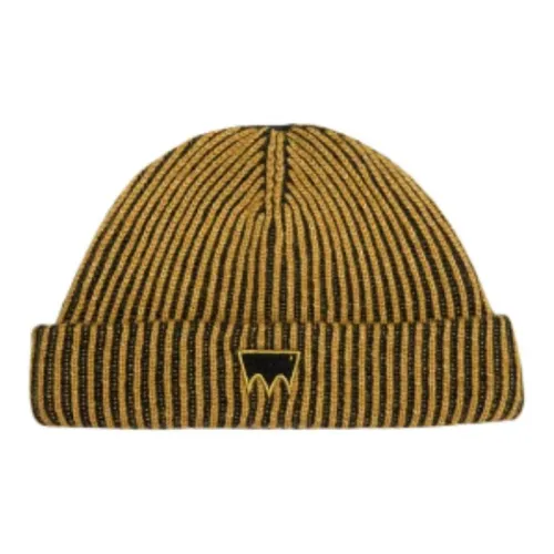 Levi's Polyester Beanies Men's Earth Yellow