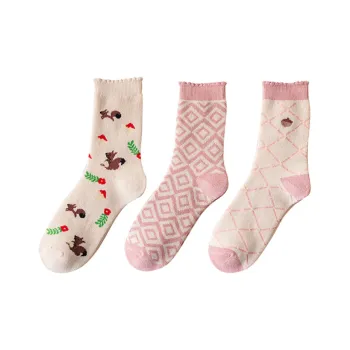 Cotton Gene Mid Calf Socks Women's Combo Set