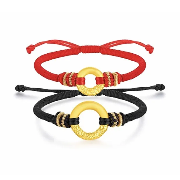 KING TAI SANG Gold Bracelet Unisex-8