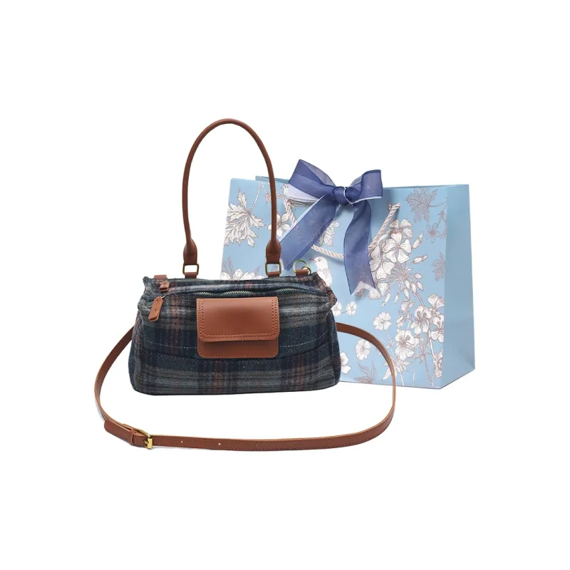 REDOO Woolen Crossbody Bag, Handbag Regular Women's Black/Coffee/Brown-14