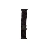 Apple Parachute Buckle Woven Nylon Loop Multicolor Dots Black