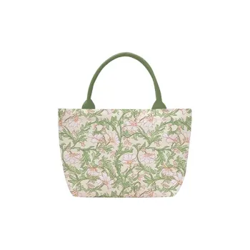 AOSONG Suede Tech Fabric Handbag Regular Unisex White Pink Green