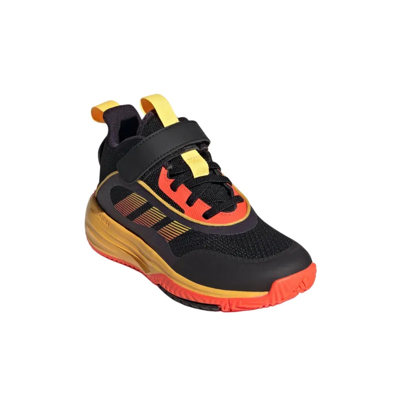 Adidas Slip Resistant Cushioning High Top Children's Basketball Shoes Black Kids'-1