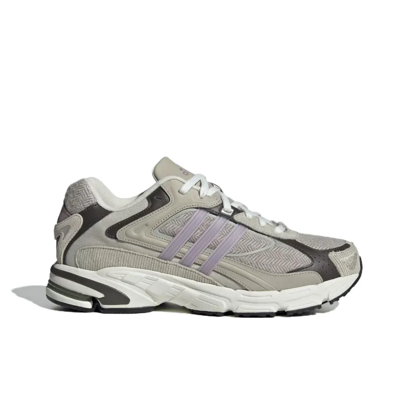 Adidas RESPONSE CL Anti Slip Wear Resistant Low Top Chunky Sneakers Unisex Gray Purple-2