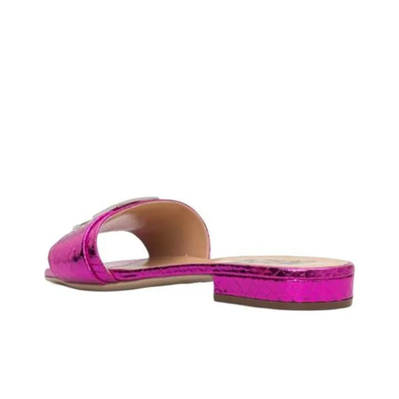 SERGIO ROSSI Slide Slippers Women's Pink-3