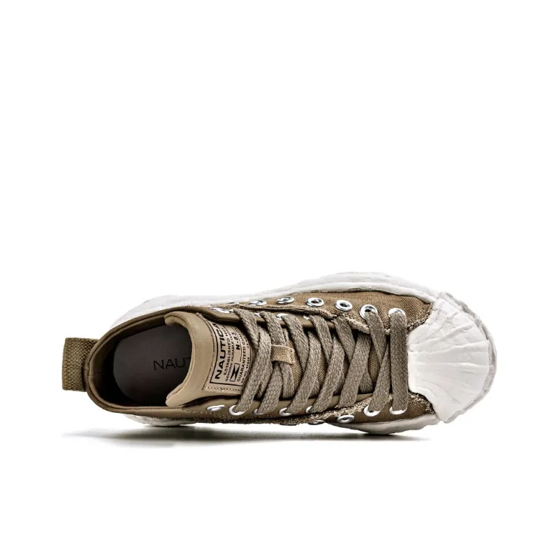 NAUTICA Anti Slip Wear Resistant Mid Top Casual Shoes Women's Brown-3