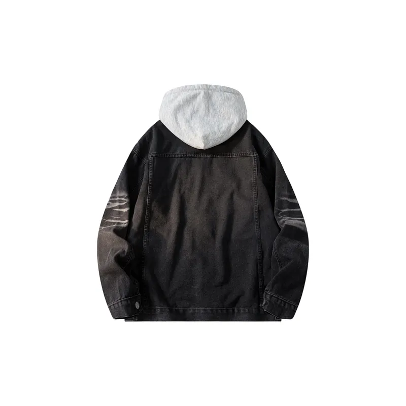 RED DRAGONFLY Denim Jacket Unisex Black-1