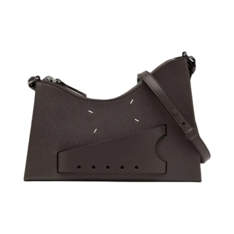 Maison Margiela Leather Crossbody Bag Shoulder Bag Women's Coffee-0