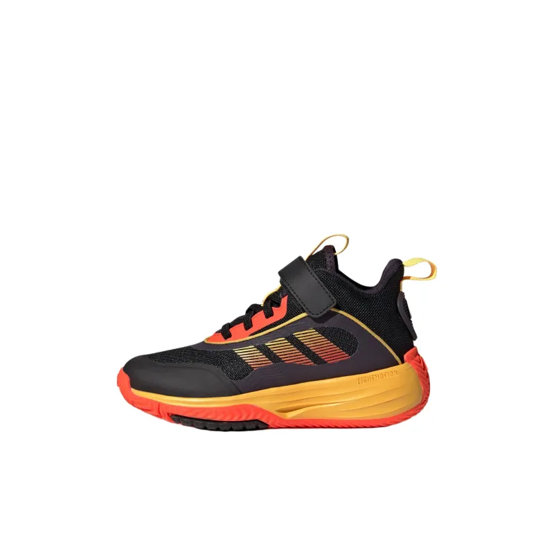 Adidas Slip Resistant Cushioning High Top Children's Basketball Shoes Black Kids'-0