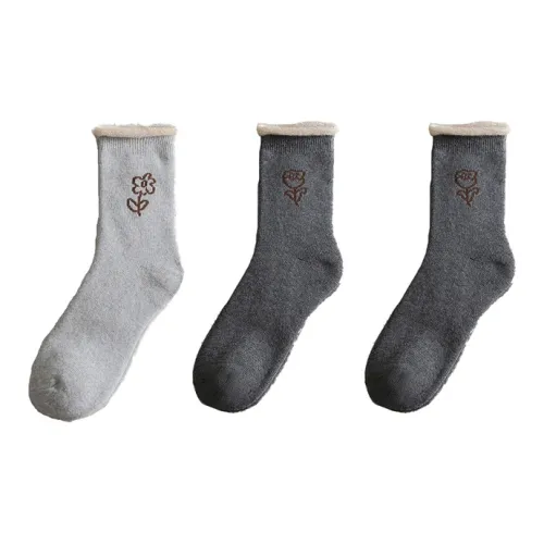Cotton Gene Mid Calf Socks Women's Combo Set
