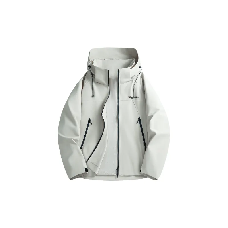 Warrior Lace Up Waterproof And Windproof Windbreaker Jacket Unisex-59