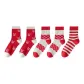 White Red 2 Pack+Red White Plaid 2 Pack+Red White Stripes 1 Pair