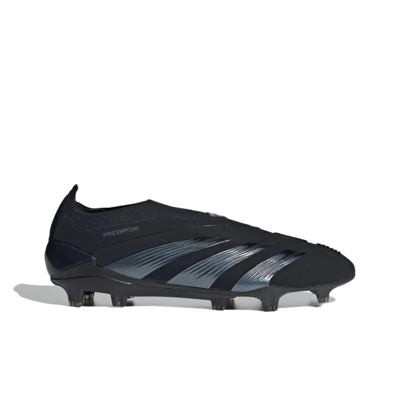 Adidas Predator 24 Elite Laceless Fg Core Black Carbon-1