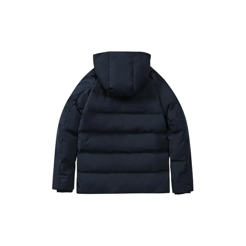 MLB Down Jacket Unisex Black Comes With Necklace-2