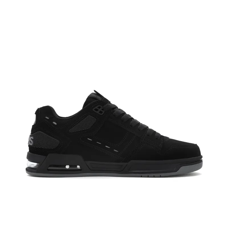 OSIRIS Cushioning Coverage Height Increasing Wear Resistant Slip Resistant Low Top Skateboard Shoes Men's Black-1