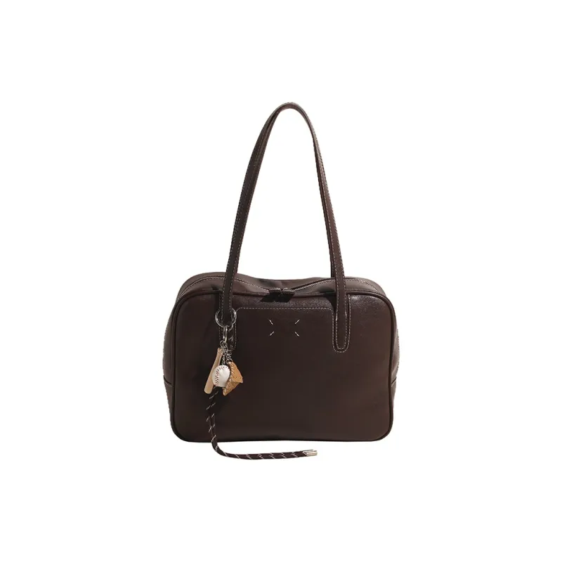 JIANMU PU Shoulder Bag, Crossbody Bag, Handbag Women's Black/Coffee/Brown/Red-4