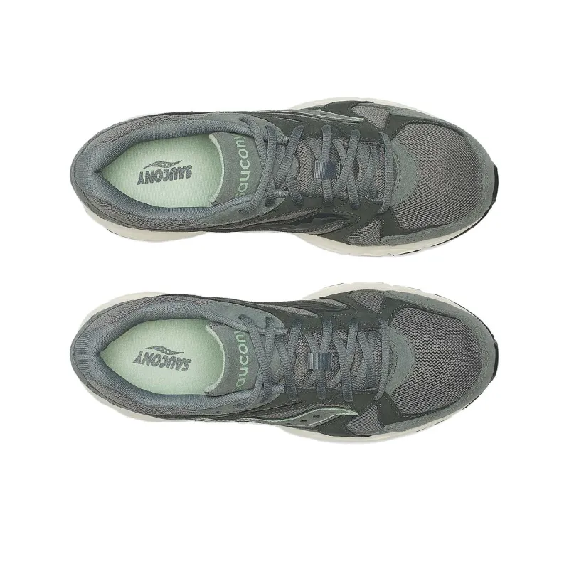Saucony Ride Millennium Suede Olive Off White-3