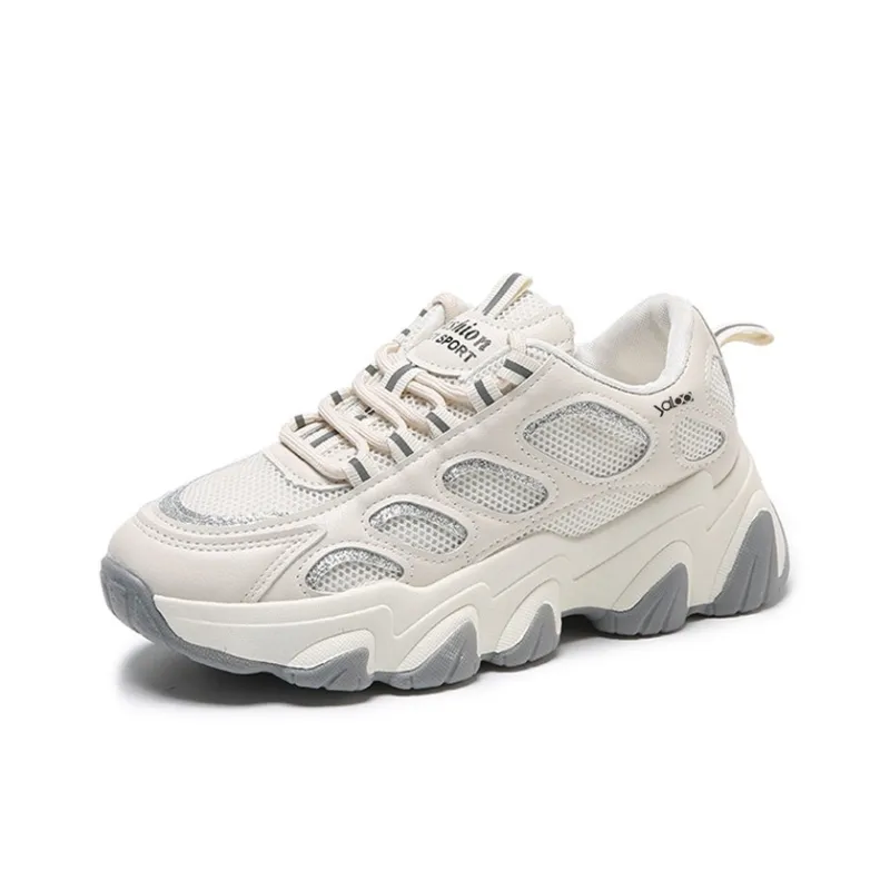 Yalu Cushioning And Breathable Low Top Chunky Sneakers Women's-4