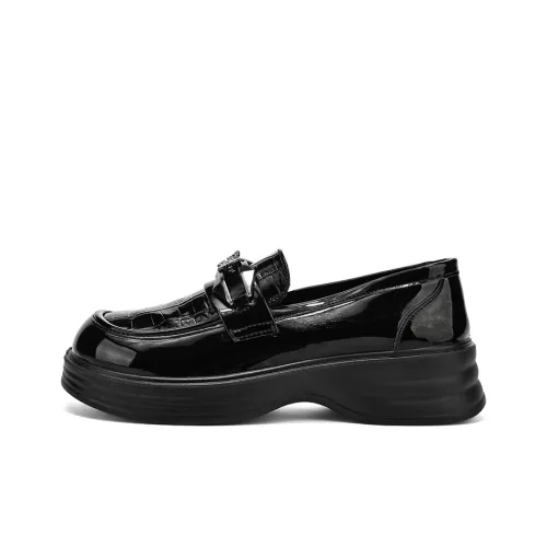 Bull Charm Loafers Women's Black