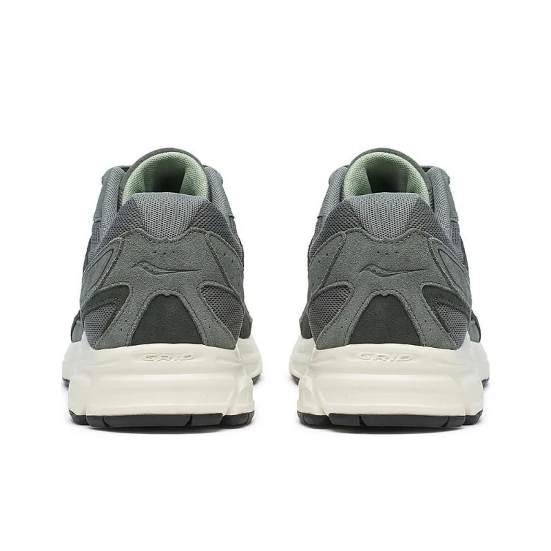 Saucony Ride Millennium Suede Olive Off White-4