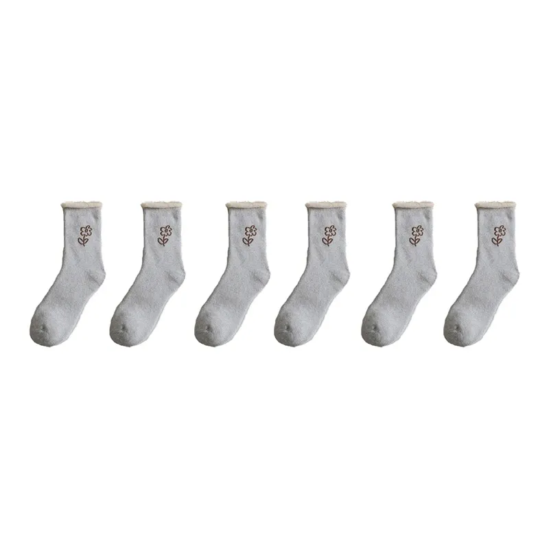 Cotton Gene Mid Calf Socks Women's Combo Set-36