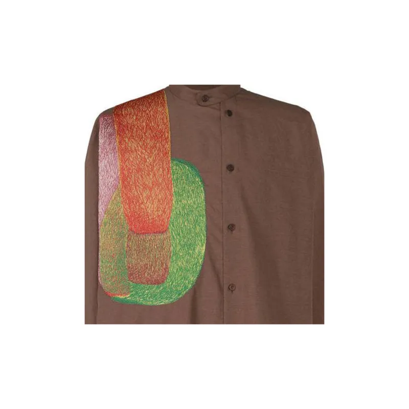 Homme Plissé Issey Miyake FW24 Shirt Men's Red & Green-6