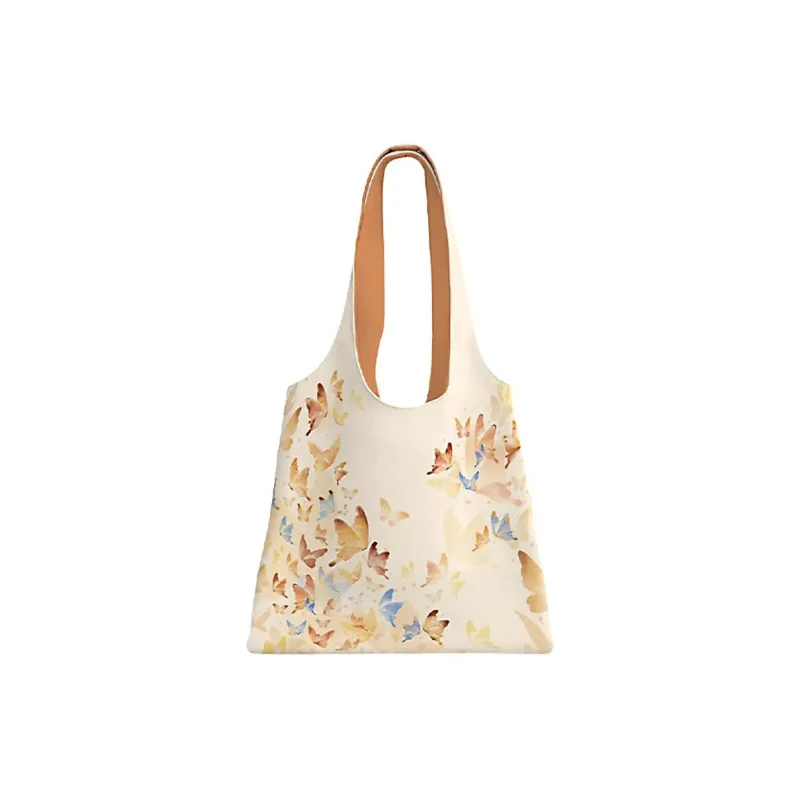 AOSONG Suede Tech Fabric Shoulder Bag Unisex Multicolor-5