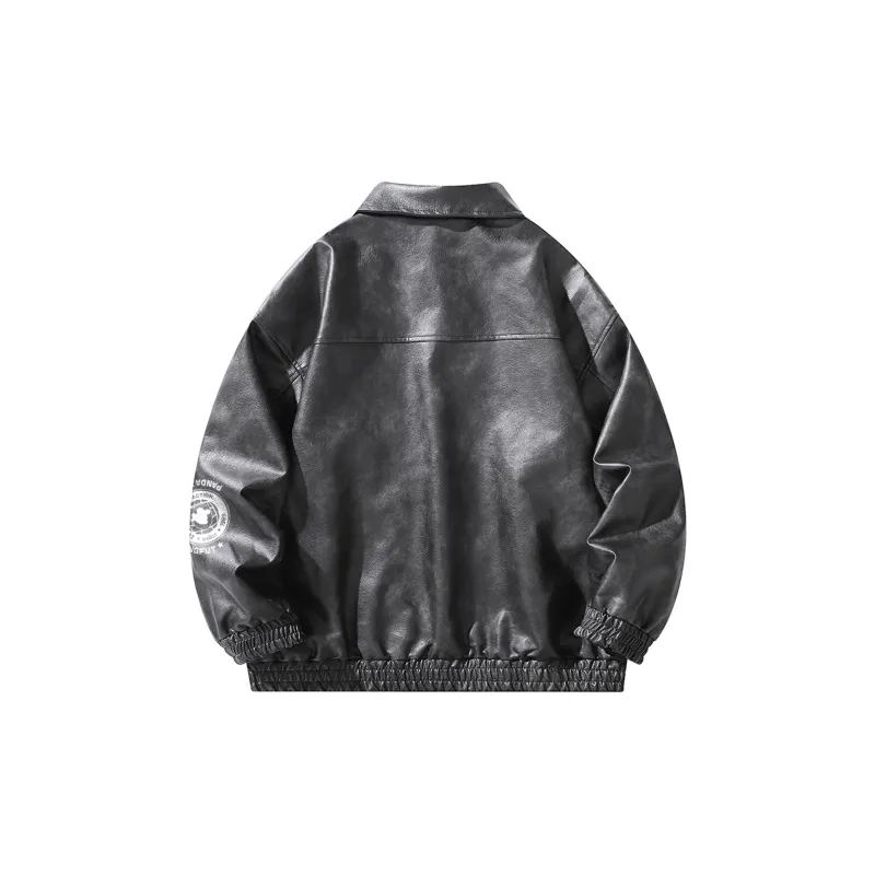 Kung Fu Panda Leather Jacket Unisex-1
