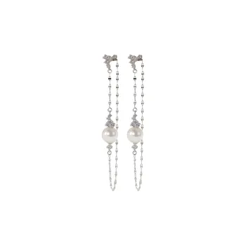 KING TAI FOOK S925 Silver Earrings Women's