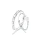 Intertwined Branch Camellia Couple Rings (1 Pair)