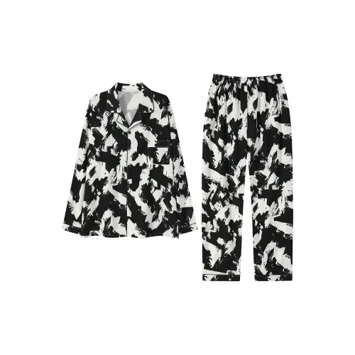 CAIHENGTONG Pajama Set Men's Abstract Artistic