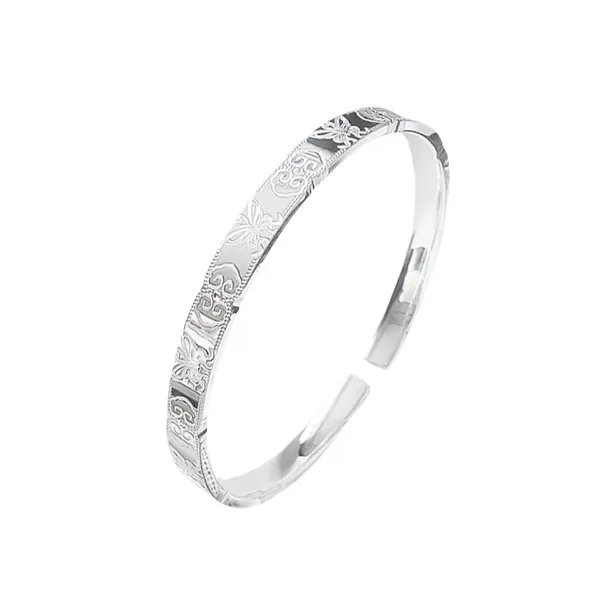 CUTE DAME S999 Bangles Women's Silver-0
