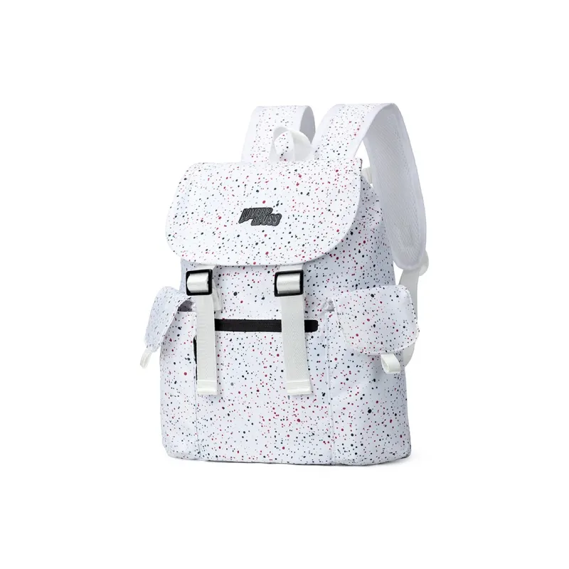 LOVERPUSS Fabric Backpack Regular Unisex White-2
