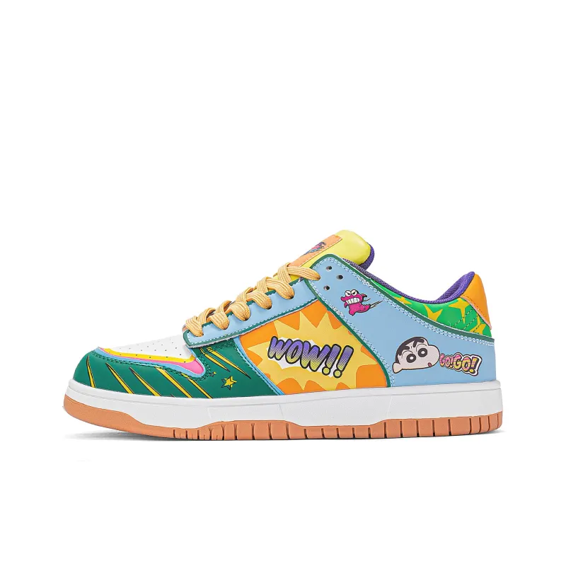 Crayon Shinchan Low Top Skateboard Shoes Gift Box Set-1
