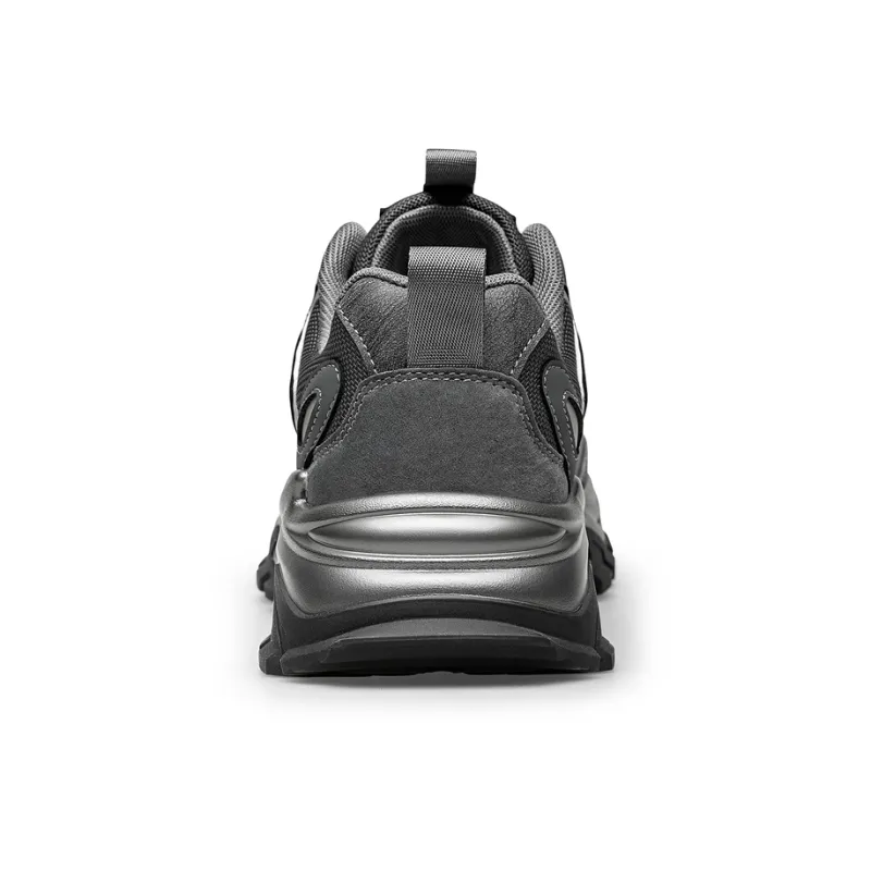 KANGLONG Shock Absorbers With Slip Resistant And Abrasion Resistant Properties Low Top Chunky Sneakers Men's-5