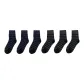 6 Pack (Navy Blue 3+Black 3)