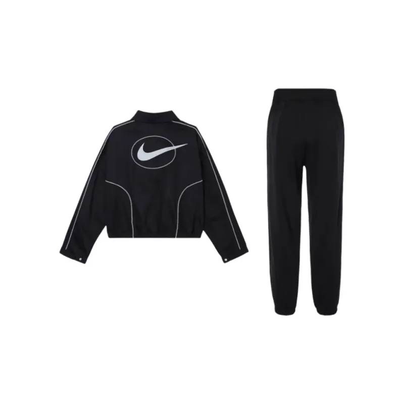 Nike Sportswear Casual Suit Women's Black-1