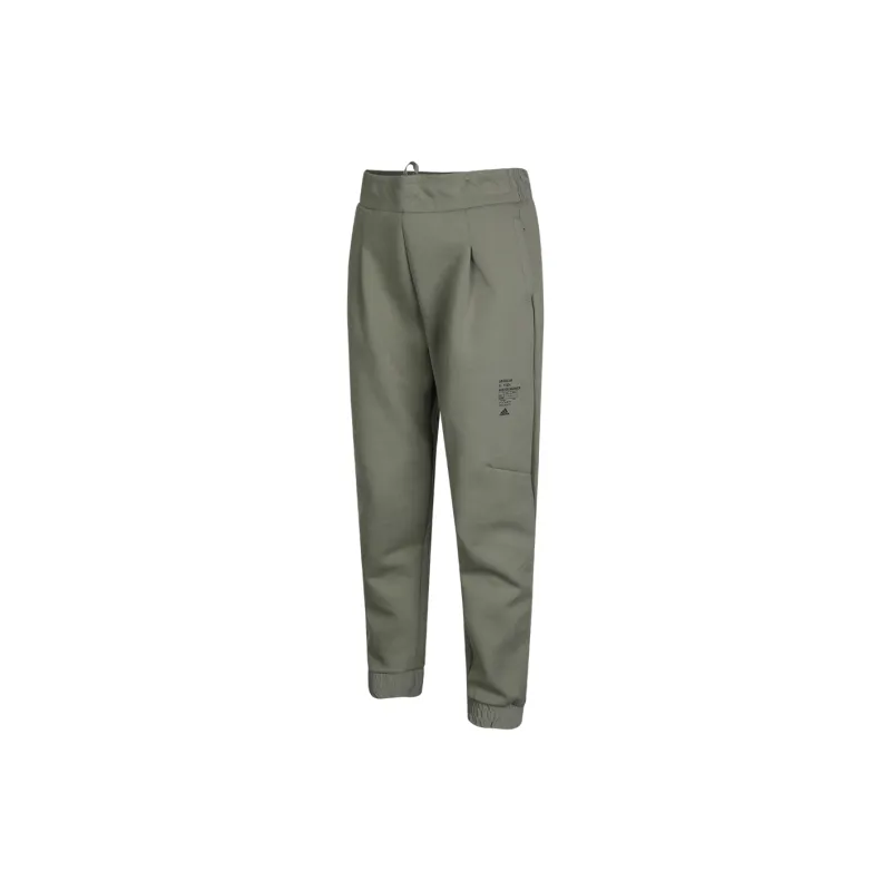 Adidas STYLE WARM PT Knitted Sweatpants Women's Green-2