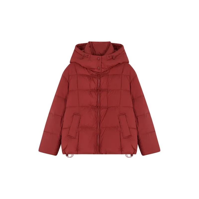 Mo Han Yi Mei Down Jacket Women's Raspberry Red-1