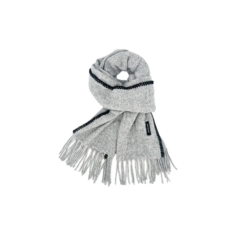 JEANSWEST Faux Cashmere Knit Scarves Unisex-0