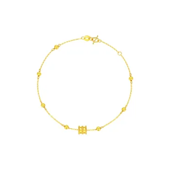Lao Feng Xiang Gold Bracelet Women's