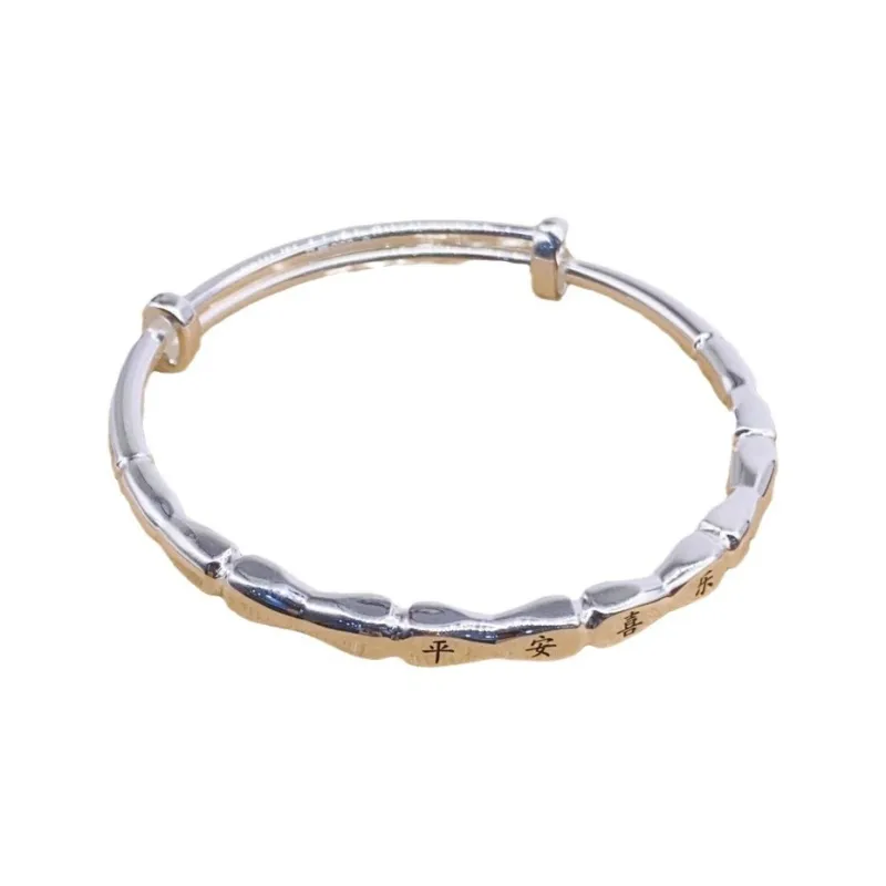 Stone Edge Poly 999 Fine Silver Sterling Silver Bracelets Kids'-0