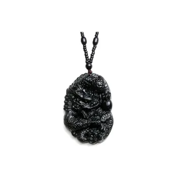 Artisan Lock Heart Jade Hetian Jade Necklaces Green Jade Unisex