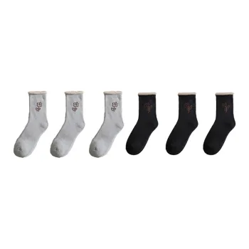 Cotton Gene Mid Calf Socks Women's Combo Set