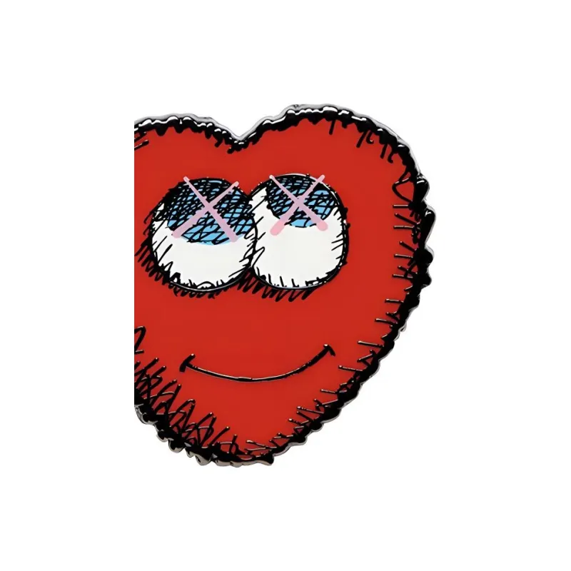 KAWS x NGV Heart Pin Trend Based Products 4cm-2