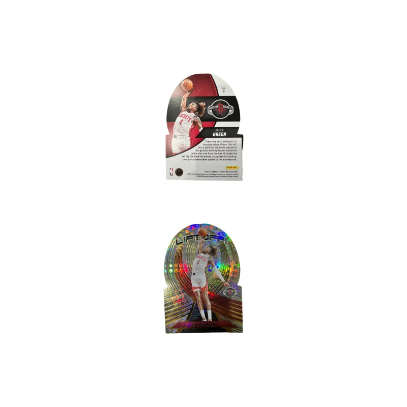 PANINI Rockets, Jalen, Grimm, Bullet Head Irregular Shape, Refringence, Rare Card Sports Cards 1 Pc-2