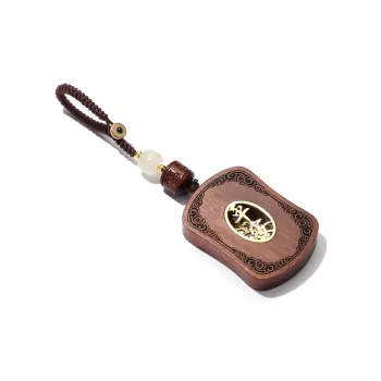Xiang Yin Sandalwood Keychains Unisex
