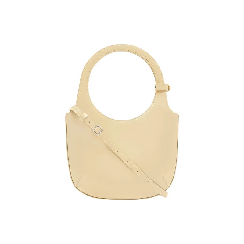 COURREGES Calfskin Shoulder Bag Crossbody Bag Handbag Women's Yellow-2