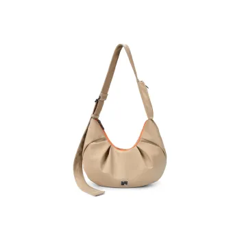 NOXXON Nylon Shoulder Bag Regular Unisex Dark Khaki/Obsidian Black
